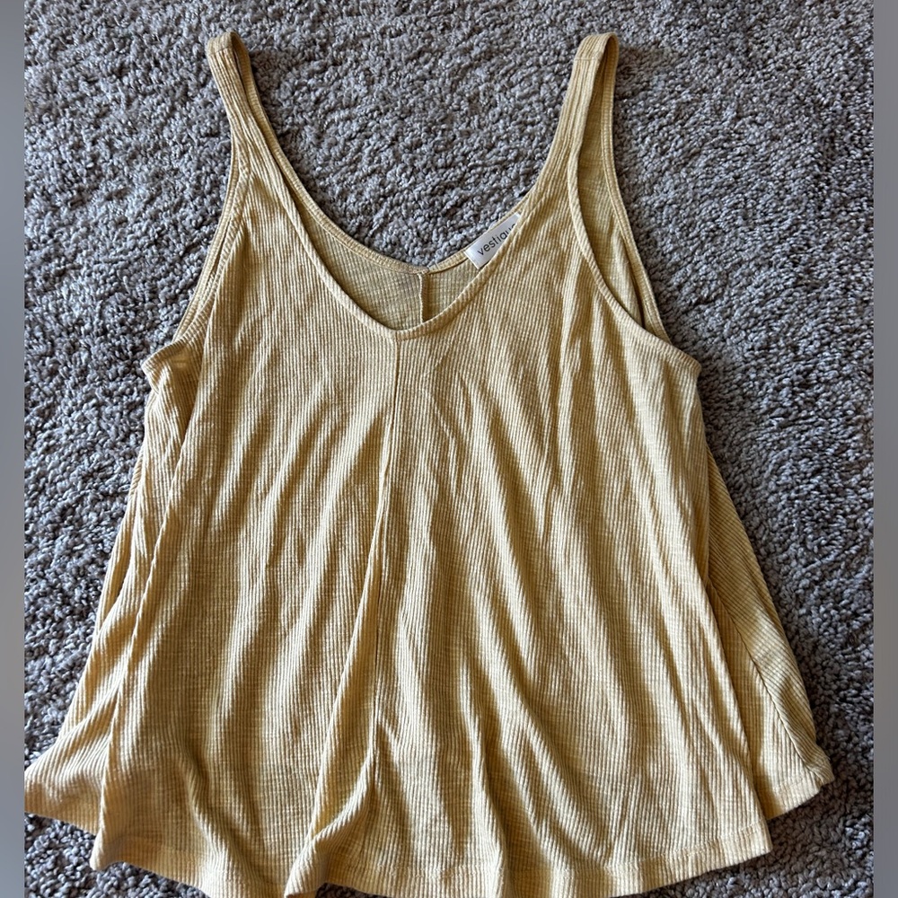 VESTIQUE yellow tank top